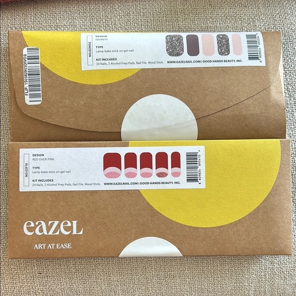 eazel Other - Stick on gel nail sets, NIB, set of two